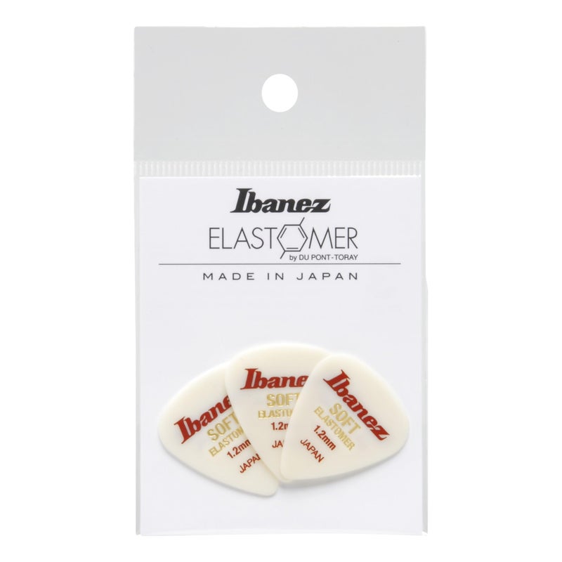 Ibanez Elastomer Series, BEL14ST12, Soft, 3 Pack 1.2mm, Teardrop - Image 1